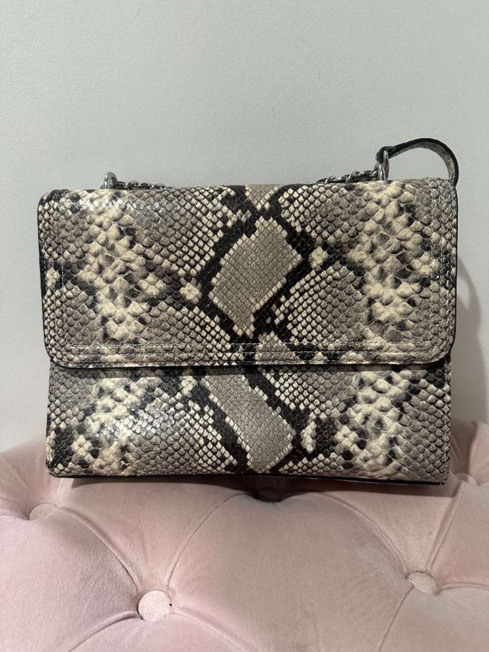 Tory Burch snakeskin shoulder bag